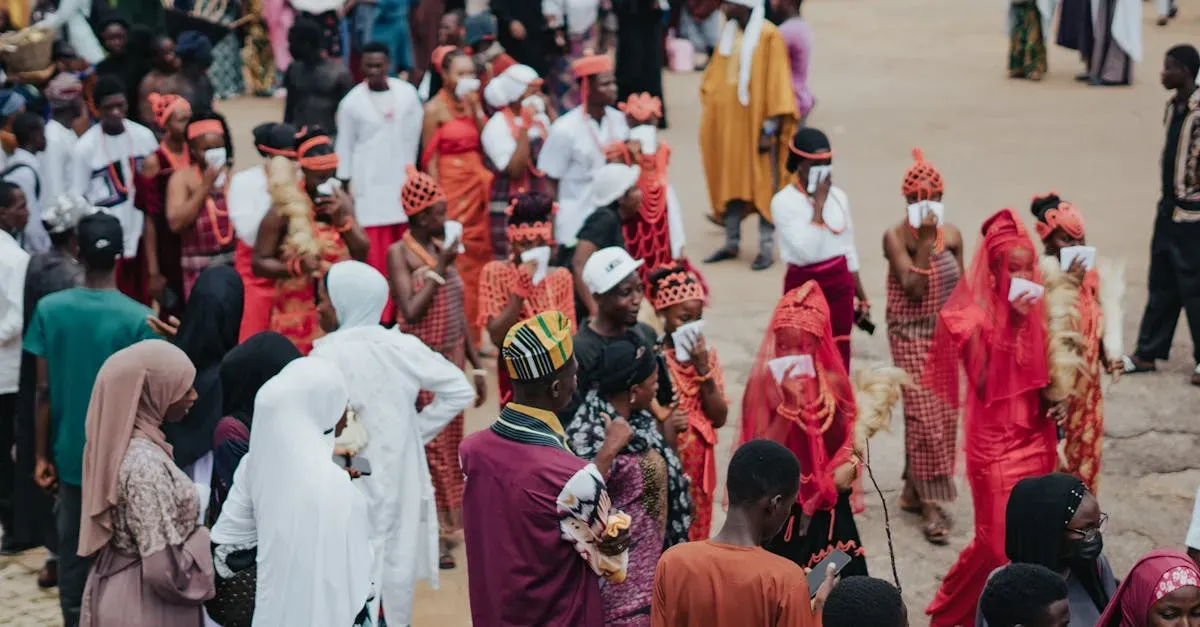 Dans en storytelling in Afrika