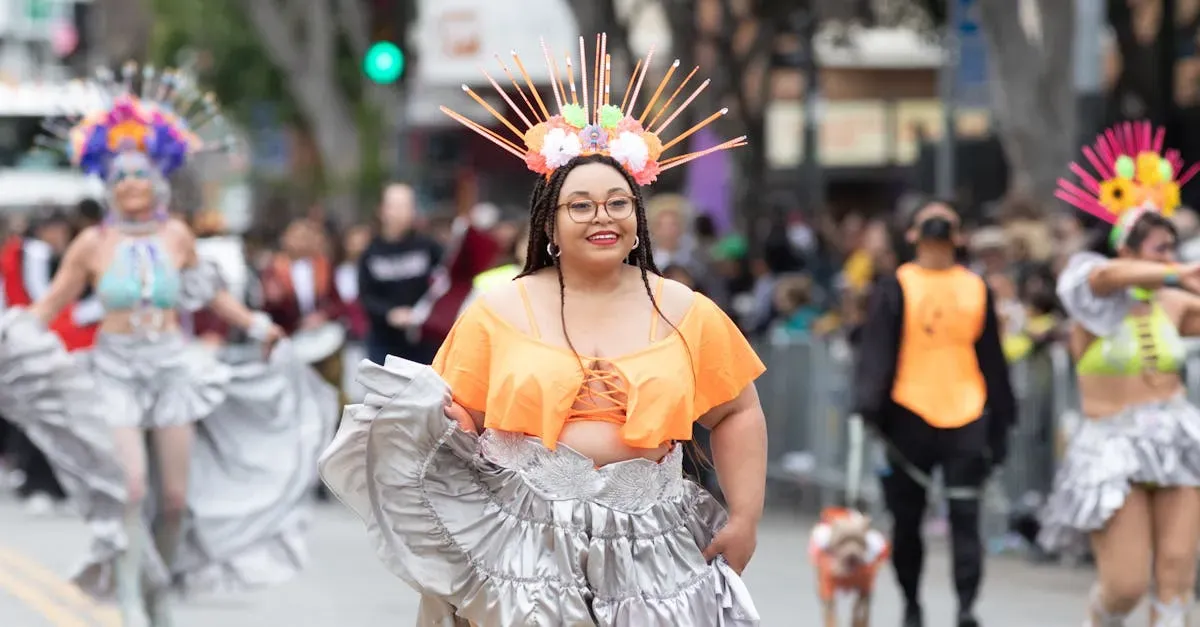 Traditionele Afrikaanse kostuums bij dansshows